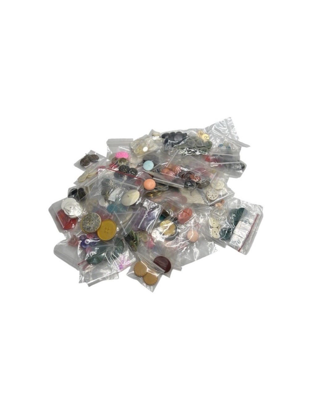 Mixed Assorted Buttons Lot - Multicolor Craft Buttons - Picture 3 of 4